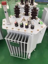 Three-dimensional  oil immersed transformer